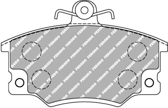 Bremseklosser FERODO RACING FCP370R