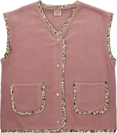 Hust & Claire Hcella Fleece Vest   Pink   92