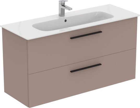IDEAL STANDARD I.LIFE A BADEROMSMØBEL 1240X460 GREIGE MATT M/SORT HÅNDTAK