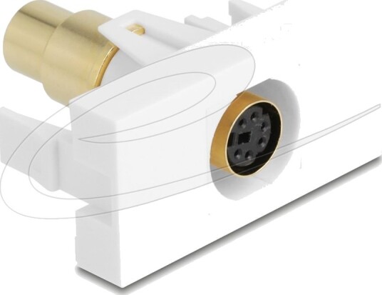 Delock 6 Pin Hvit