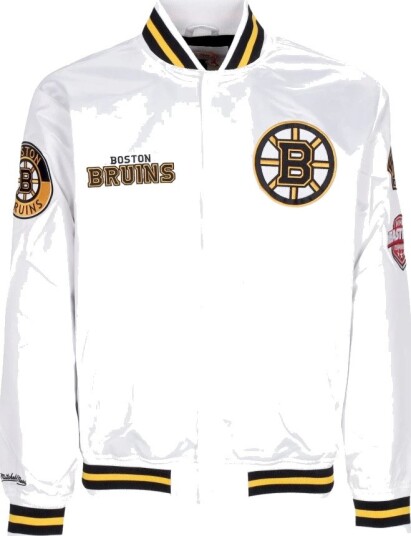 Mitchell & Ness Herre Jakker Hvit XL,