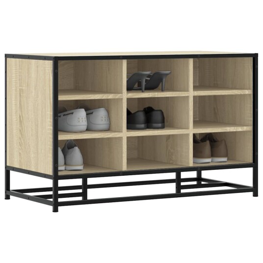  Skobenk sonoma eik 84x40x53,5 cm konstruert tre og metall 8721102842894