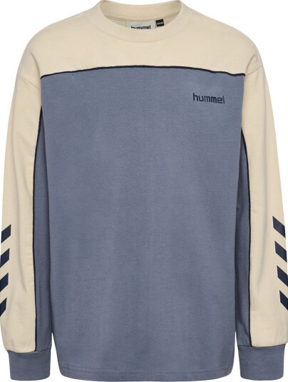 Hummel Genser HmlJR Loose Rørledninger Flint Stone Hummel 13 14 år (158 164) Genser Beige Blå Marineblå