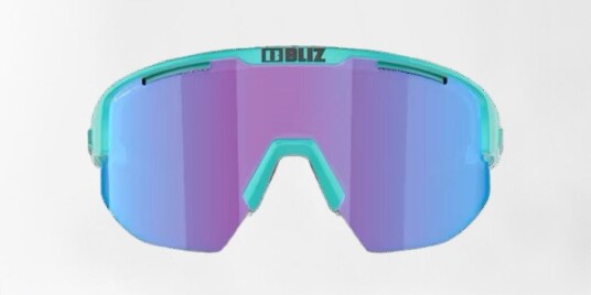 Bliz Matrix Medium 33 sykkelbriller blue multi lens matt turquoise