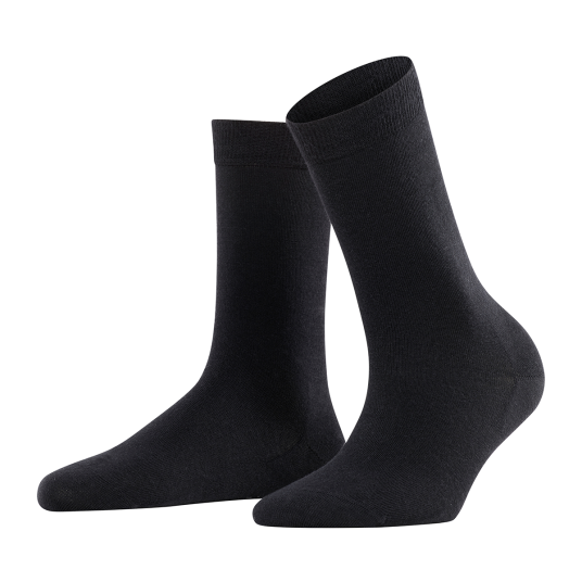 FALKE Sokker Soft Merino Sock Svart FALKE Sokker Soft Merino Sock Svart