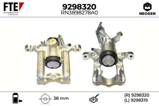 FTE 9298320 Bremsecaliper FTE 9298320 Bremsecaliper