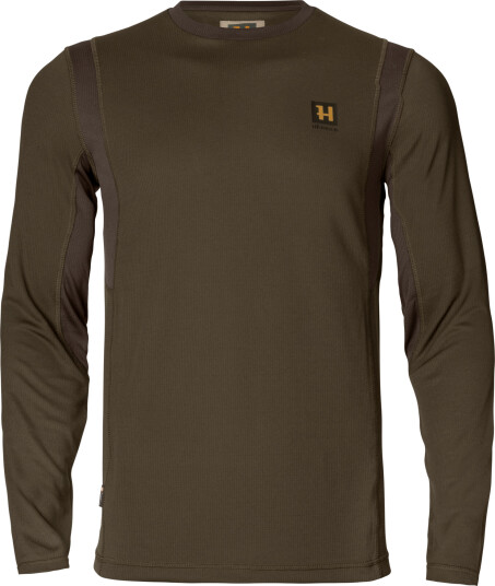 Härkila Forest Hunter L/S Hunting green/Shadow brown S