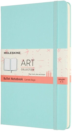 Moleskine Art Bullet Notebook 13x21cm Aquamarine