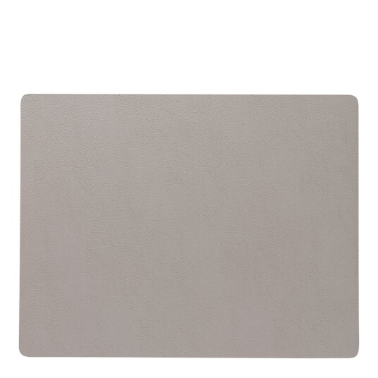 Lind DNA  Leather Serene Square bordbrikke L 35x44 cm ash