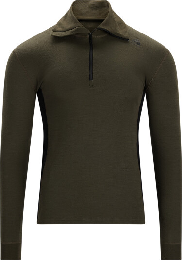 Aclima WarmWool Polo Mann Tarmac/Jet Black S