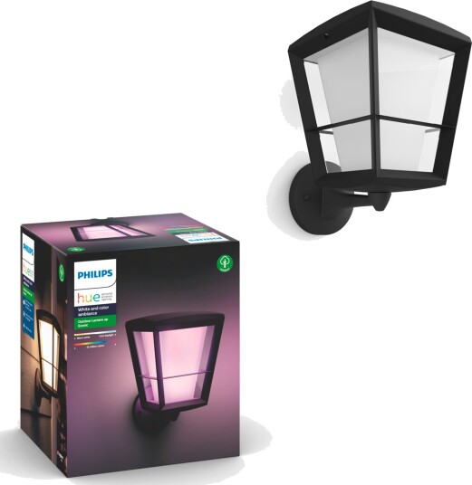 Philips Hue WCA Econic Vegglampe Opp Sort - 60152 Philips Hue WCA Econic Vegglampe Opp Sort - 60152