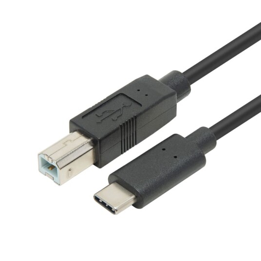 Plexgear Cb231 Usb-c Til Usb-b-kabel Plexgear Cb231 Usb-c Til Usb-b-kabel