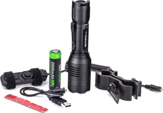 Nextorch Jaktsett Natt T53 760 Lm 2600 Mah Oppladbar M. Bryter Og Geværfeste (2Xcr123a) Uc4