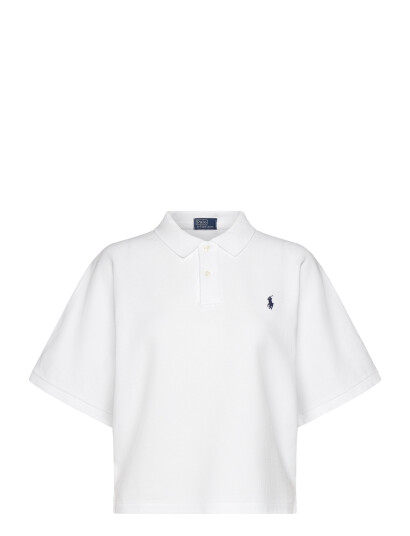 Polo Ralph Lauren Heavyweight Pique-Knt-Polo - White - XL