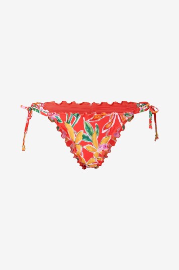 Seafolly   Bikinitruser Brazillian Looped Tie Side   Orange