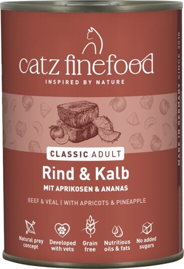 Catz Finefood Okse & Kalv 24 X 400 G