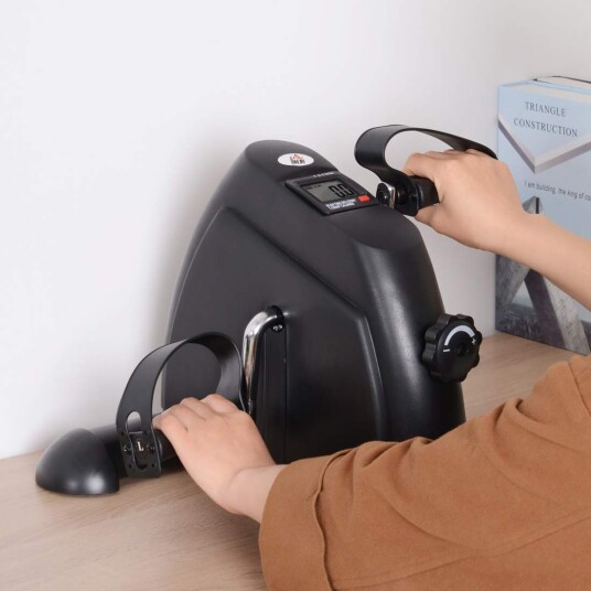 Mini treningssykkel Pedal Trener LCD Sort 35x40x31cm