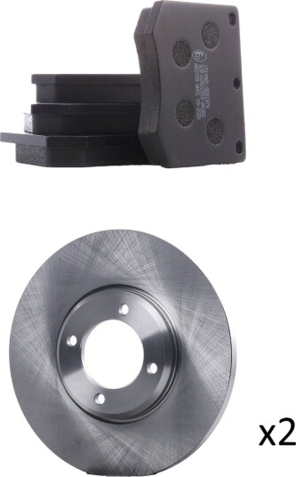 Bremseskiver og -klosser RIDEX 3405B2041