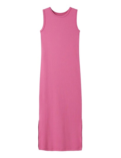 Name It Nkfnakal Sl Slim Maxi Dress Noos Pink 134