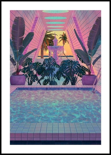 VaporPool Plakat / 50x70cm