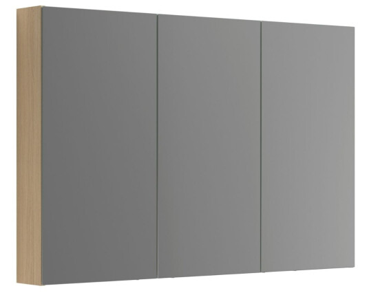 Dansani Inzo Style Speilskap 3 Dører B100-120xh80xd15cm Svart eik / 120cm Dansani Inzo Style Speilskap 3 Dører B100-120xh80xd15cm Svart eik / 120cm