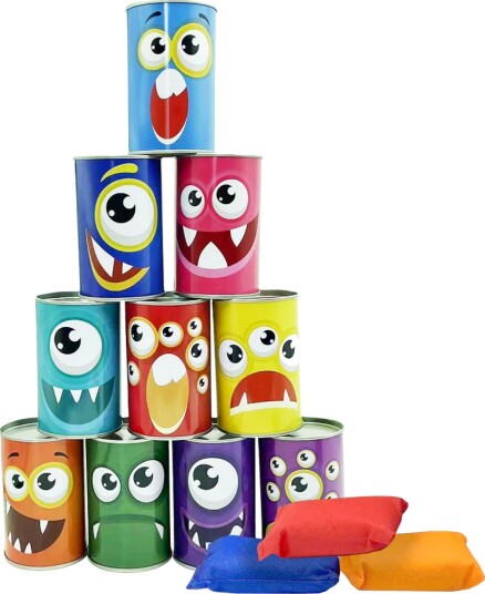 Tin Toss Monster Kastesett