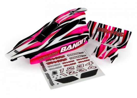 Traxxas 2433 Body Bandit Pink Painted Traxxas 2433 Body Bandit Pink Painted