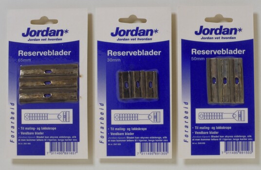 SKRAPE RES.BLAD KORT 3STK 30 JORDAN