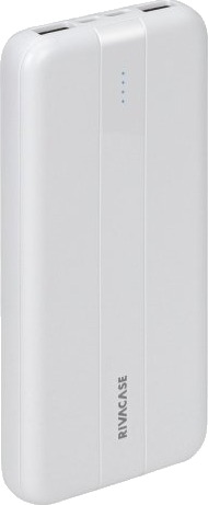 Rivacase VA2041 10000 mAh Lithium Polymer (Lipo), 3,7 V, 10 W Hvit Rivacase VA2041 10000 mAh Lithium Polymer (Lipo), 3,7 V, 10 W Hvit