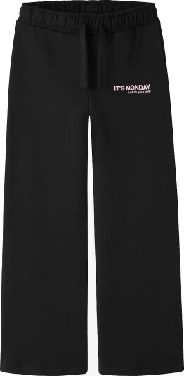 Name It Nkflioca Wide Sweat Pant Bru Black 140