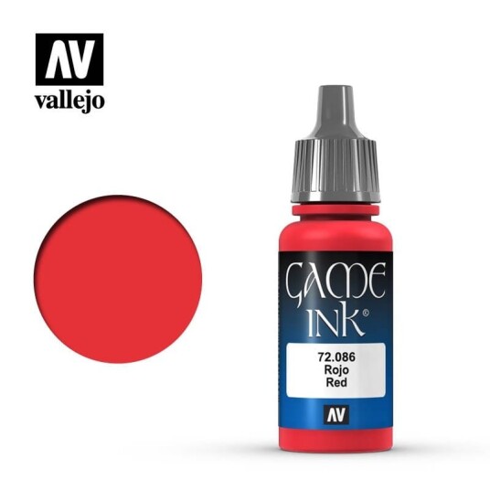 Vallejo Game Color Red Ink 17ml (72.086)