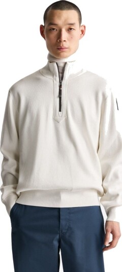 Parajumpers Half zip basic scoe sweater M hvit herre