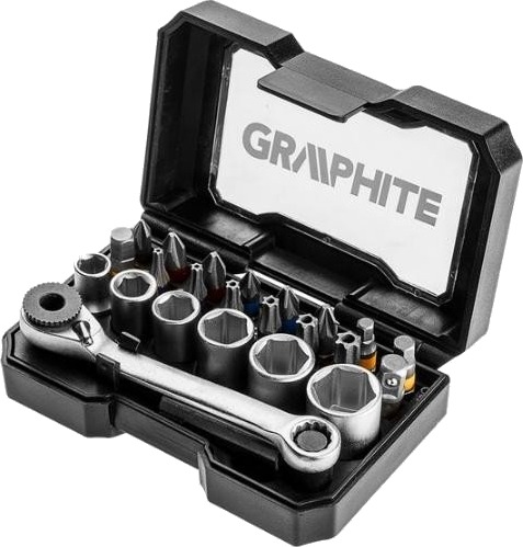 GRAPHITE 56H610 Bit-skralle, reversibel