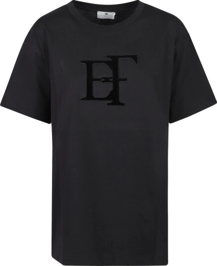 Elisabetta Franchi Dame Topper Svart S,