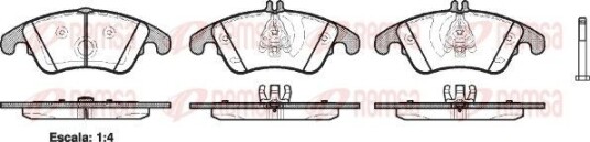 Bremseklosser REMSA 1304.00 Bremseklosser REMSA 1304.00