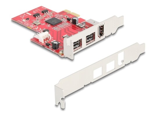 Delock Firewire-Adapter Pcie 1.1 Lavprofil Firewire 800 Firewire