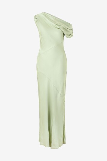 Twist & Tango Maxikjole Vanessa Satin Dress Grønn