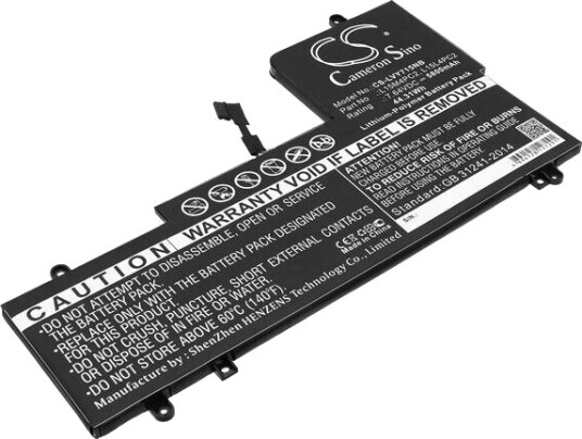 Lenovo Yoga 710-14IKB 80V40034RA batteri (5800 mAh 7.64 V, Sort)