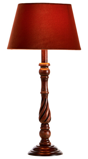 BOSTON liten bordlampe i brun