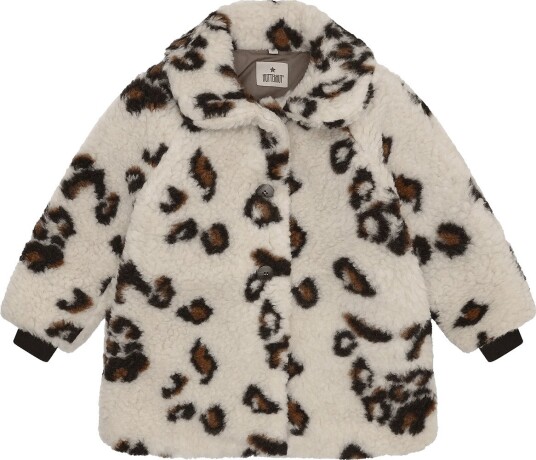 Huttelihut Coat Wool Teddy Jacq W. Lin CEMENT 98