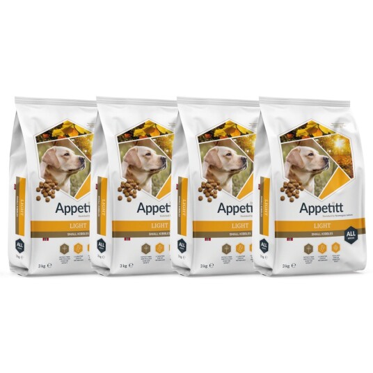 Appetitt Kit App Light Små Pel 4X3Kg