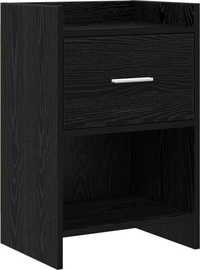  Nattbord Svart eik 40 x 30 x 60 cm Konstruert tre