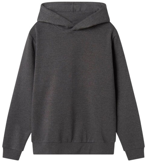 LMTD Nlnnizu Ls Bru Sweat W. Hood Noos Grey 158-164 LMTD Nlnnizu Ls Bru Sweat W. Hood Noos Grey 158-164