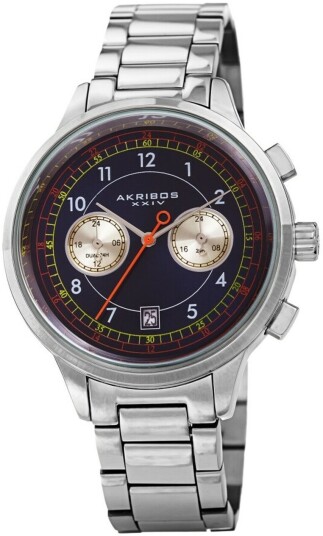 Akribos XXIV Herreklokke AK1071SSBU Multi Function Blå/Stål Ø43 mm