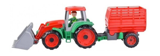 Lena Truxx-Traktor Med Høanhænger Lena Truxx-Traktor Med Høanhænger
