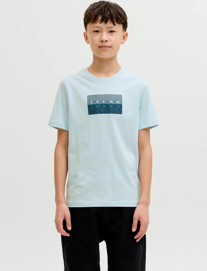 Jack & Jones Jcofusion Dots Print Tee Ss Cn Sn Jnr Blue 152 Jack & Jones Jcofusion Dots Print Tee Ss Cn Sn Jnr Blue 152
