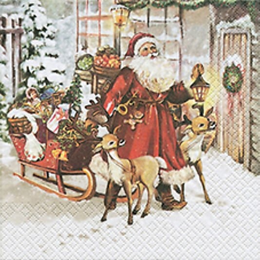 Jernia Servietter 33x33cm santa"s journey