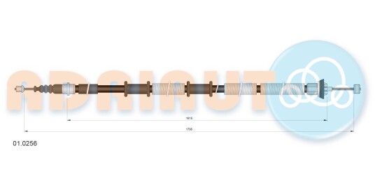 Tautrekk, håndbremse ADRIAUTO 01.0256