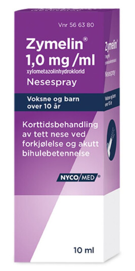Zymelin 0,5 mg/ml nesespray 10 ml