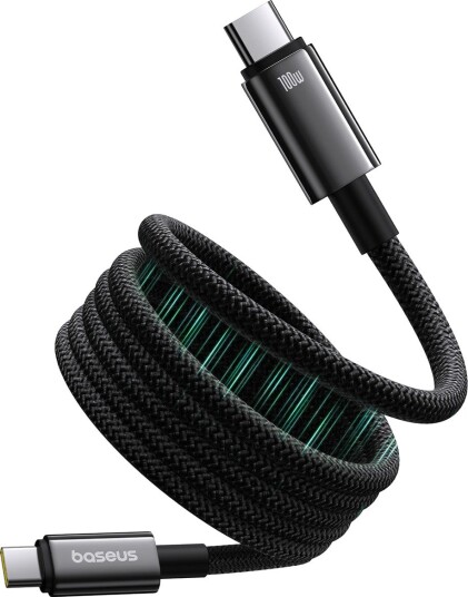 Baseus Tungsten selvorganiserende magnetisk 100W PD USB-C kabel - 1m
